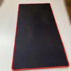 大型マウスパッド（黒＆赤ふち）