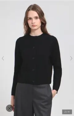 2025 Theory Luxe セオリーリュクス カーディガン 黒 カシミヤ