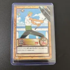 【絶版】 ゾロ　初期 c402 ハイパーバトル　ワンピースカードダス 筋トレ