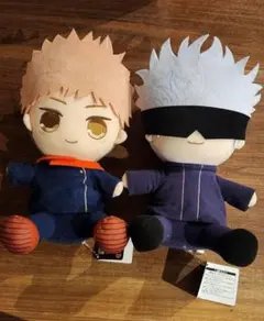 呪術廻戦 きゅるまる BIGぬいぐるみ① 虎杖悠仁 五条悟