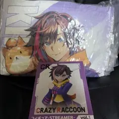 Crazy Raccoon ビッグクッション フィギュア　kinako きなこ