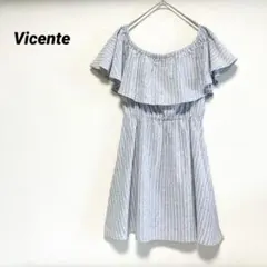 Vicente　ヴィセンテ　膝丈ワンピース 　フリル
