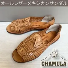 【極美品】CHAMULA チャムラ メキシカン サンダル レザー 23.5のサムネイル