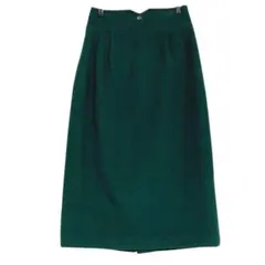 GRAN JOUE ロングタイトスカート　緑　M 秋冬