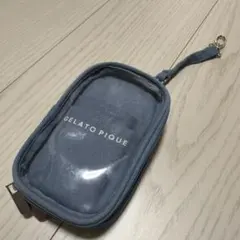 GELATO PIQUE ブルーポーチ