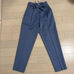 ウエストリボン付きダークブルースラックス Sサイズ