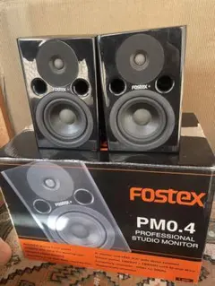【中古】Fostex PM0.4 スタジオモニタースピーカー Amazon | FOSTEX プロフェッショナル・スタジオ・モニター PM0.4