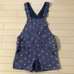vintage oshkosh ショートオール オーバーオール ストライプ - メルカリ