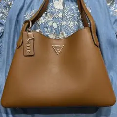 K*m様 GUESS ブラウン トートバッグ　保護袋、紙袋付き
