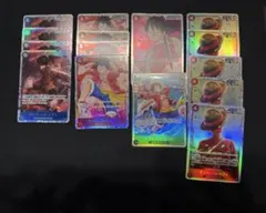 ワンピースカード　まとめ売り　引退品　ルフィ15枚