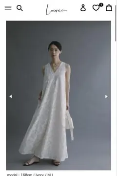 rascel lace flare dress サイズM