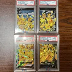 all psa10ピカチュウvunion psa10 連番4枚セット