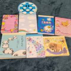 平成レトロ メモ帳 7冊セット たれぱんだ San-X