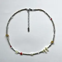 No.10 ビーズネックレス ハンドメイド