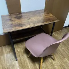 【引取希望】ダークブラウン パソコンデスク 100cm