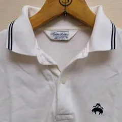 ブルックスブラザーズ USA製 サイズM ポロシャツ 90s 希少カラー 白