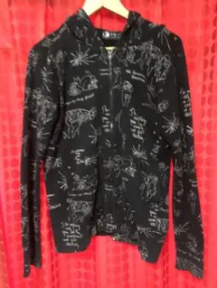 ヒステリックグラマー　ジップアップパーカー　天使総柄