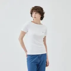 プチバトー‼️ ボートネック半袖Ｔシャツ‼️ホワイトのサムネイル