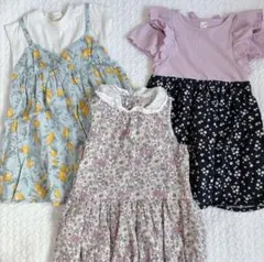 【セット売り】ワンピ/チュニック 3枚セット(80-90サイズ)