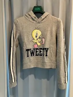 H&M Looney Tunes トゥイーティー パーカー グレーのサムネイル