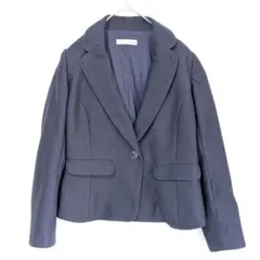 シューラルー テーラードジャケット 無地 ネイビー S セレモニー フォーマル