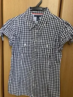 TOMMY HILFIGER ギンガムチェック 半袖シャツ XSのサムネイル
