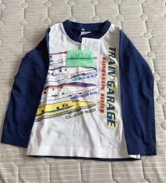 【新品タグ付き】新幹線 長袖Tシャツ　JR商品化許諾済み 120㎝　男の子