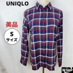 美品　UNIQLO ユニクロ　トップス　ネルシャツ　長袖