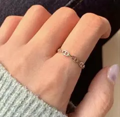 silver925 マリンチェーンリング/シルバー925 リング　ring