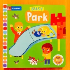 英語絵本 BUSY Parkしかけ絵本 洋書 Campbell