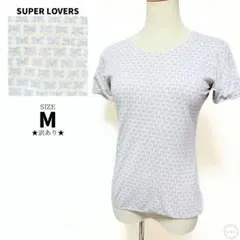 訳あり SUPER LOVERS スーパーラヴァーズ 蝶柄 半袖 Tシャツ Mのサムネイル