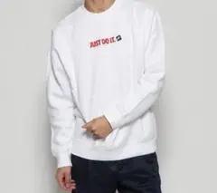 NIKE JUST DO IT. ホワイトトレーナー Mサイズ