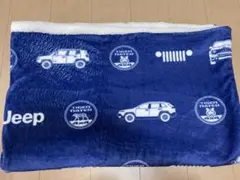 Jeep 非売品 ブランケット ネイビー ボア素材