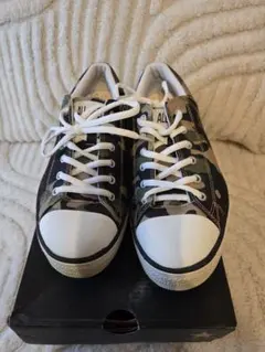 CONVERSE カモフラ 迷彩 23　ゴルフシューズ　グローブ　セット