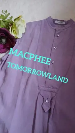 MACPHEE ノースリーブブラウス パープルのサムネイル