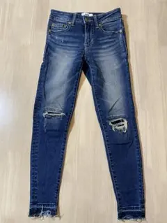 AZUL ダメージ加工 スキニーデニム XS
