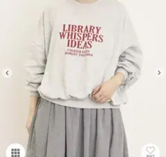 サマンサモスモス プリントゆるスウェット