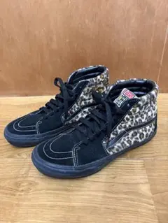 レア　Vans ブラック/ヒョウ柄 ハイカットスニーカー