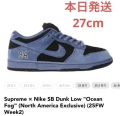 Supreme × Nike SB Dunk Low NA Exclusive