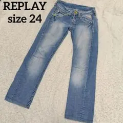 REPLAY リプレイ Y2K ローライズデニム 24 平成ギャルのサムネイル