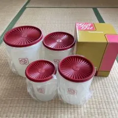 タッパーウェア 食品保存容器 4個セット