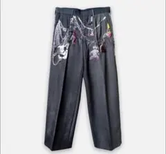 EMBROIDERED CHAIN TAILORED TROUSERS Lサイズのサムネイル
