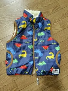 ホットビスケッツ　リバーシブルベスト　80cm