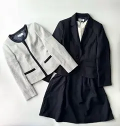 Fairy Star ノーカラーツイード&ネイビージャケット　ワンピース　13