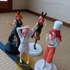 アニメキャラクターフィギュア 4体セット 五等分の花嫁のキャラ