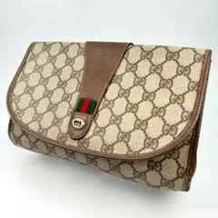 GUCCI グッチ オールドグッチ シェリーライン GG柄 クラッチバッグ