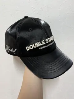 本日限定sale❣️DOUBLE STANDARD フェイクレザーキャップ