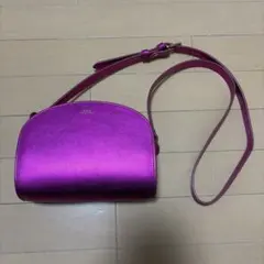 A.P.C. ピンク ショルダーバッグ　アーペーセー