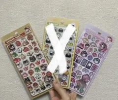 【新品未使用】BONBON DROP 立体シール2枚セット 中国公式品 和柄