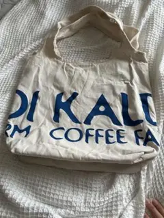 KALDI トートバッグ ベージュ コットン